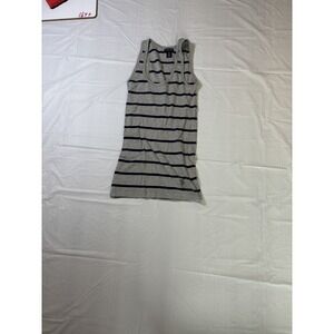 Womens‎ US Polo Assn tank top, gray/navy stripes, size Medium